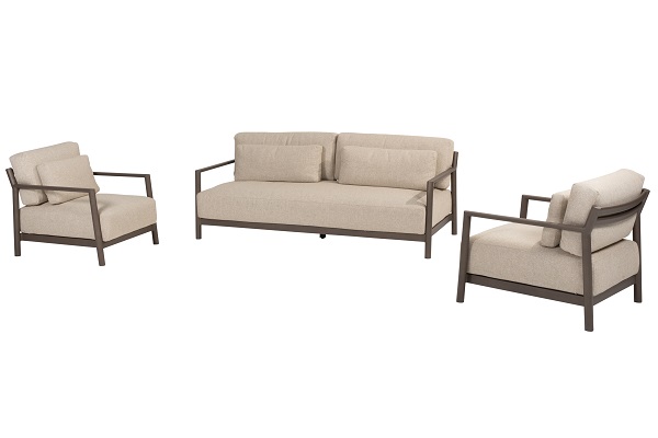 4 Seasons Outdoor Capresi Sofa Set 3 Delig Terre