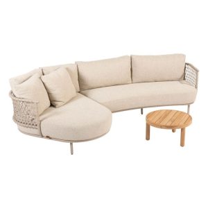 4 Seasons Outdoor Sardinia Chaise Lounge met tafel Finn