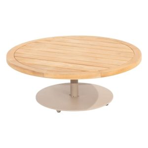 4 Seasons Outdoor Volta lounge tafel 80 cm rond Latte
