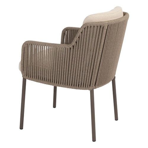 4 Seasons Outdoor Bernini dining chair kleur Terre - Afbeelding 3