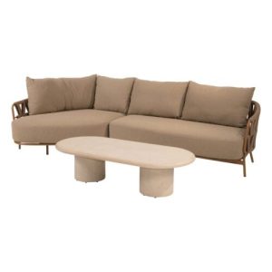 4 Seasons Outdoor Biarritz Chaise Lounge 3 delig Amber Hampton XL