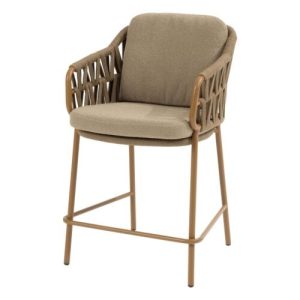 4 Seasons Outdoor Biarritz high dining chair Amber