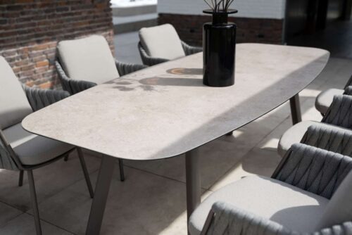4 Seasons Outdoor Taste Manolo High Dining Tafel 180 cm Terre - Afbeelding 2