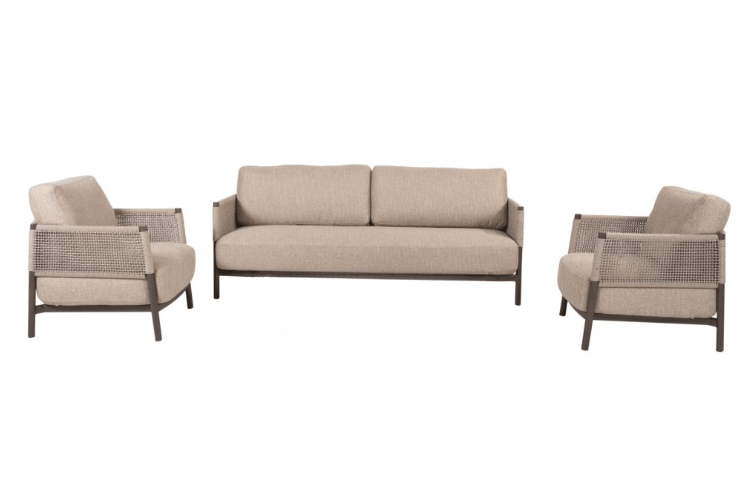 4 Seasons Outdoor Savanne Sofa set 3 delig Terre