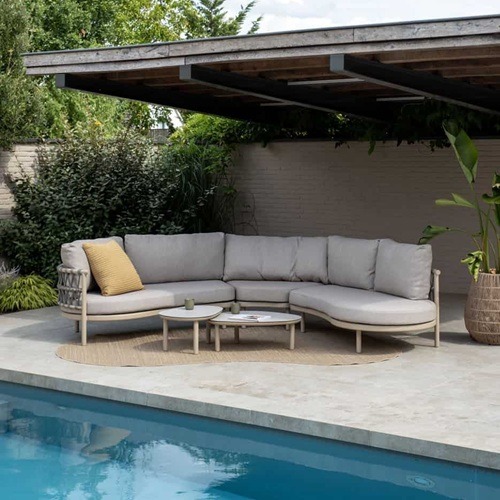 4 Seasons Outdoor Piacenza lounge set Latte 5 delig - Afbeelding 2