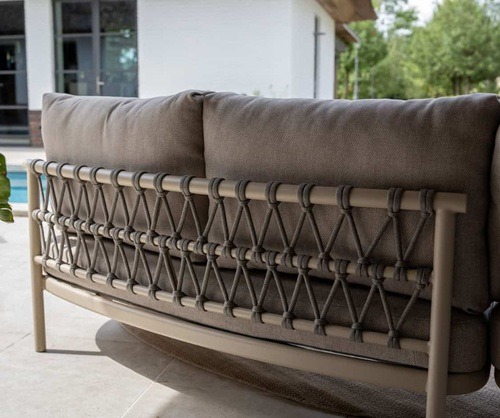 4 Seasons Outdoor Piacenza lounge set Latte 5 delig - Afbeelding 3