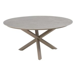 4 Seasons Outdoor Prado dining tafel Keramiek Latte 160 cm rond