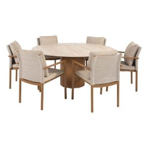 4 Seasons Outdoor Safina dining set 7 delig Amber met Colorado 160 cm tafel