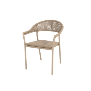 4 Seasons Outdoor Sienna dining chair Latte incl. kussen