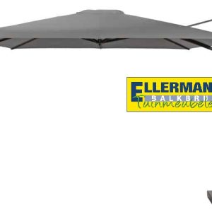 4 Seasons Outdoor siesta 3 x 3 frame antraciet / doek charcoal