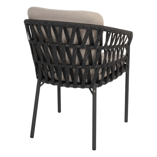 4 Seasons Outdoor Albareto dining chair kleur: Antraciet - Afbeelding 2