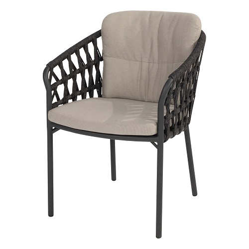 4 Seasons Outdoor Albareto dining chair kleur: Antraciet