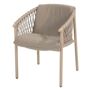 4 Seasons Outdoor Allora dining chair Latte