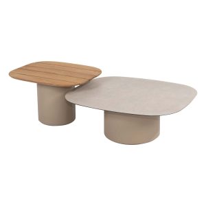 4 Seasons Outdoor Demi koffie tafels 2 stuks latte