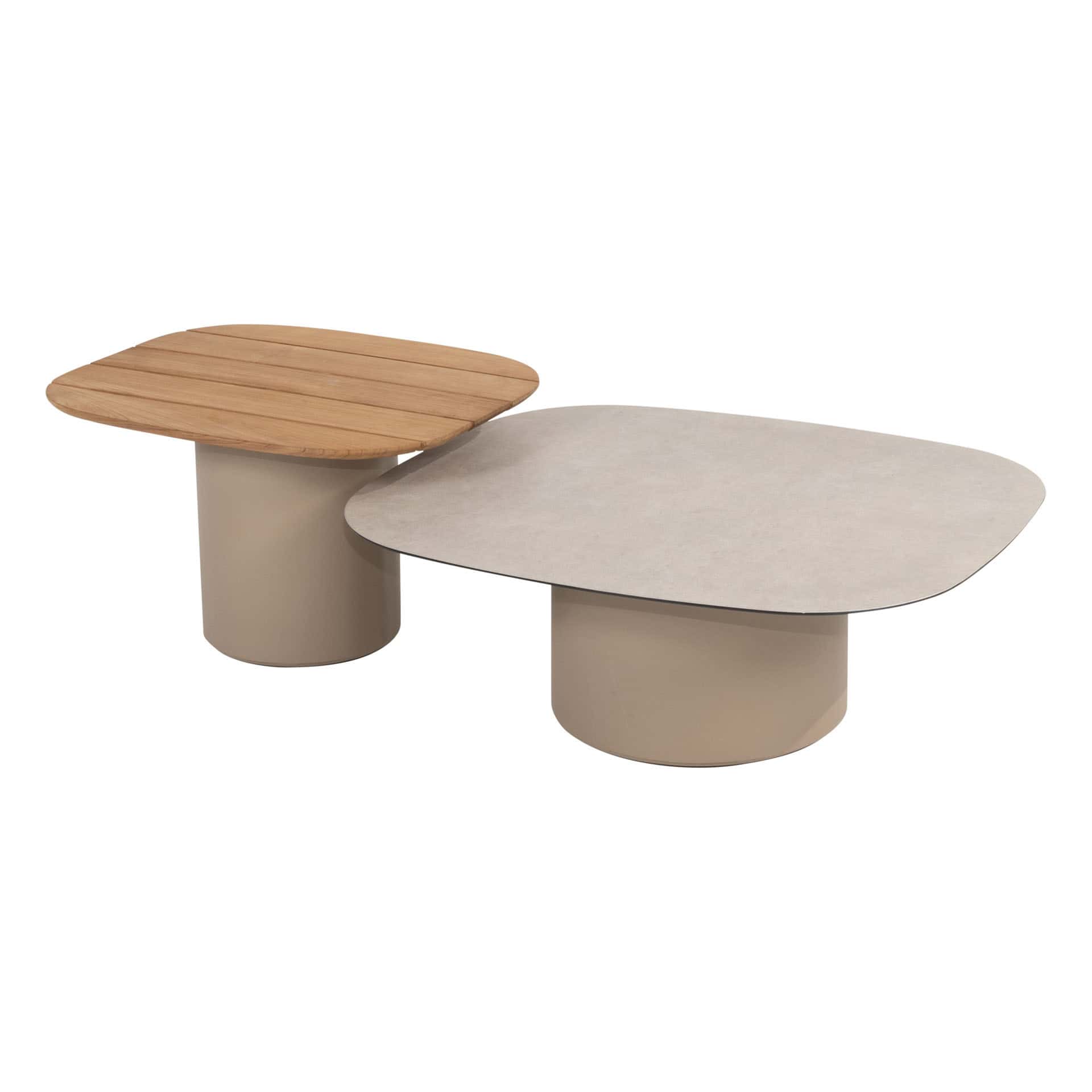 4 Seasons Outdoor Demi koffie tafels 2 stuks latte