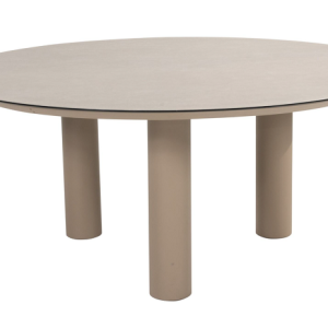 4 Seasons Outdoor Donato dining tafel 160 cm rond Kleur Latte
