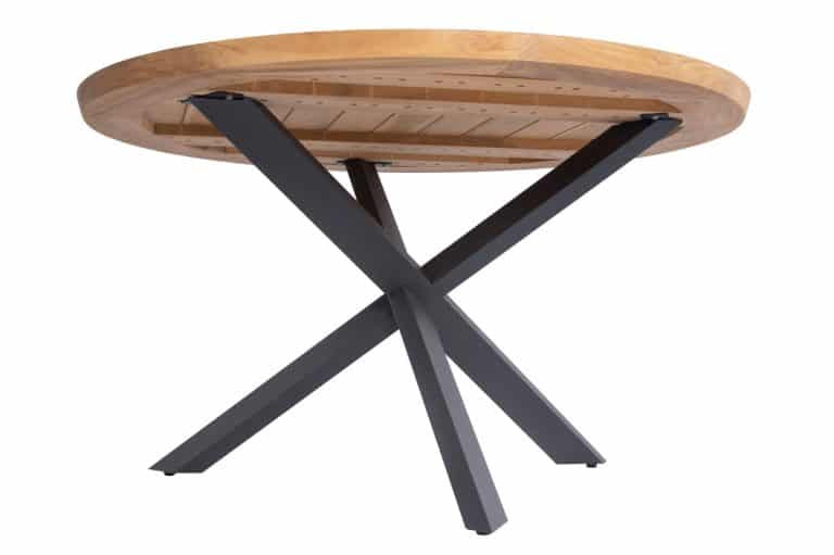 4 Seasons Outdoor Prado Teak Top Tafel 130 cm - Afbeelding 3