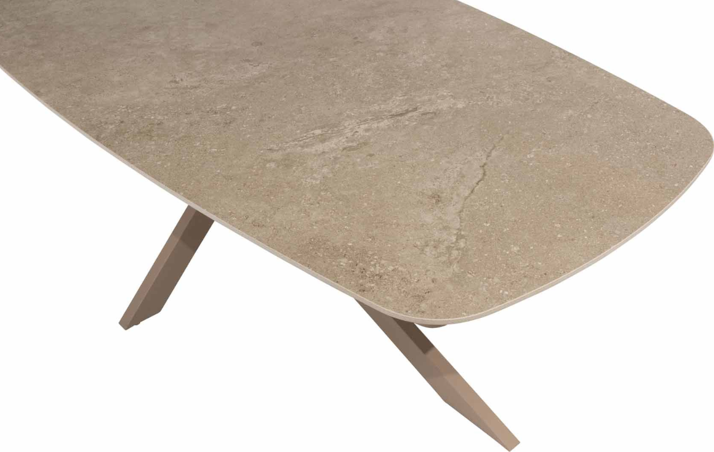 4 Seasons Outdoor Prado dining tafel Keramiek Latte 240 cm - Afbeelding 3