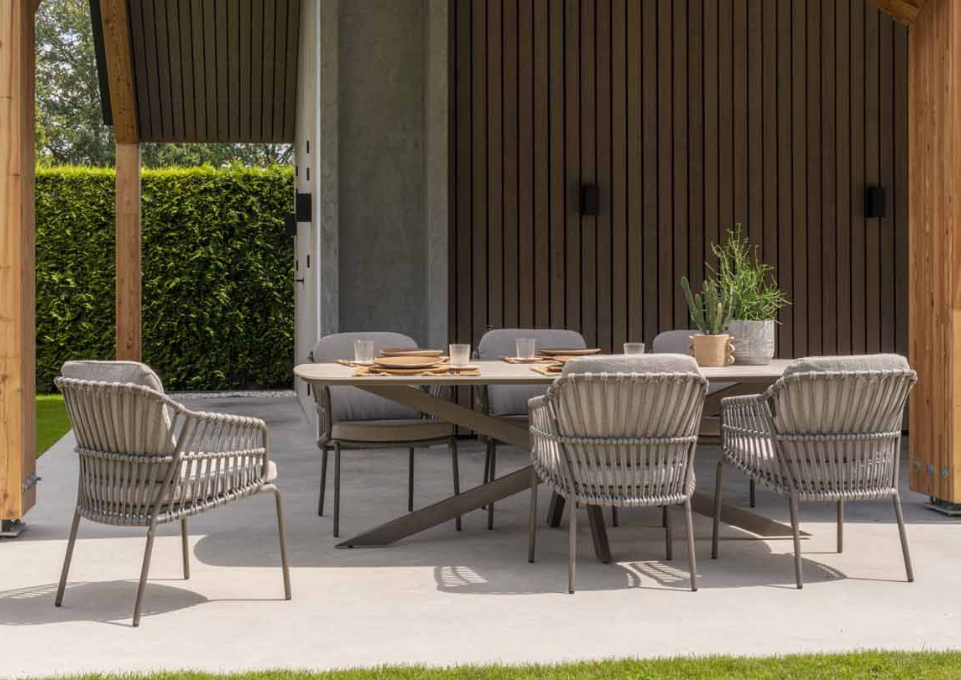 4 Seasons Outdoor Prado dining tafel Keramiek Terre 240 cm - Afbeelding 2