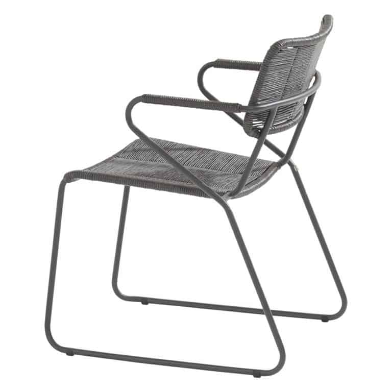 Swing Stacking Chair kleur antraciet 4 Seasons Outdoor Taste incl. kussen - Afbeelding 2