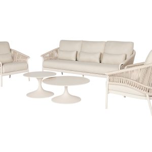 Suns Santorini sofa set incl. Nova lounge tafels 80 & 60 cm 5 delig