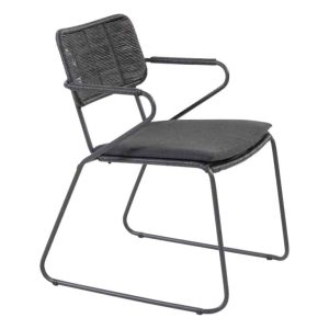 Swing Stacking Chair kleur antraciet 4 Seasons Outdoor Taste incl. kussen