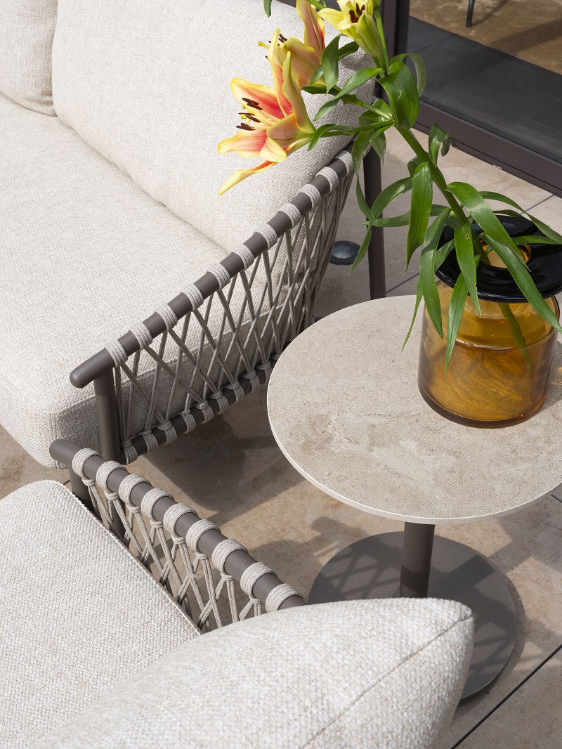 4 Seasons Outdoor Allora Sofa set 3 delig Terre - Afbeelding 4