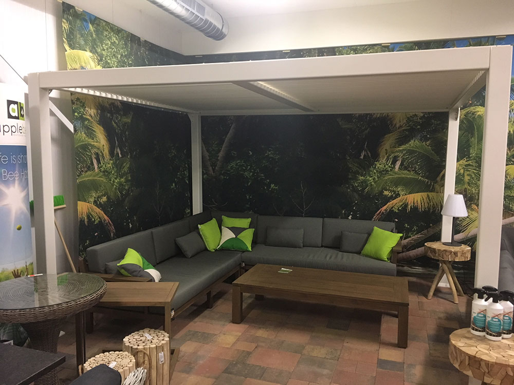 SUNS Maranza terrasoverkapping white 350 x 360 winkelmodel € 1999 - Afbeelding 2
