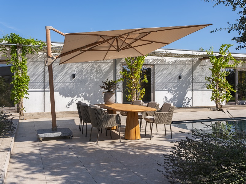 4 Seasons Outdoor Bernini dining chair kleur Terre - Afbeelding 2