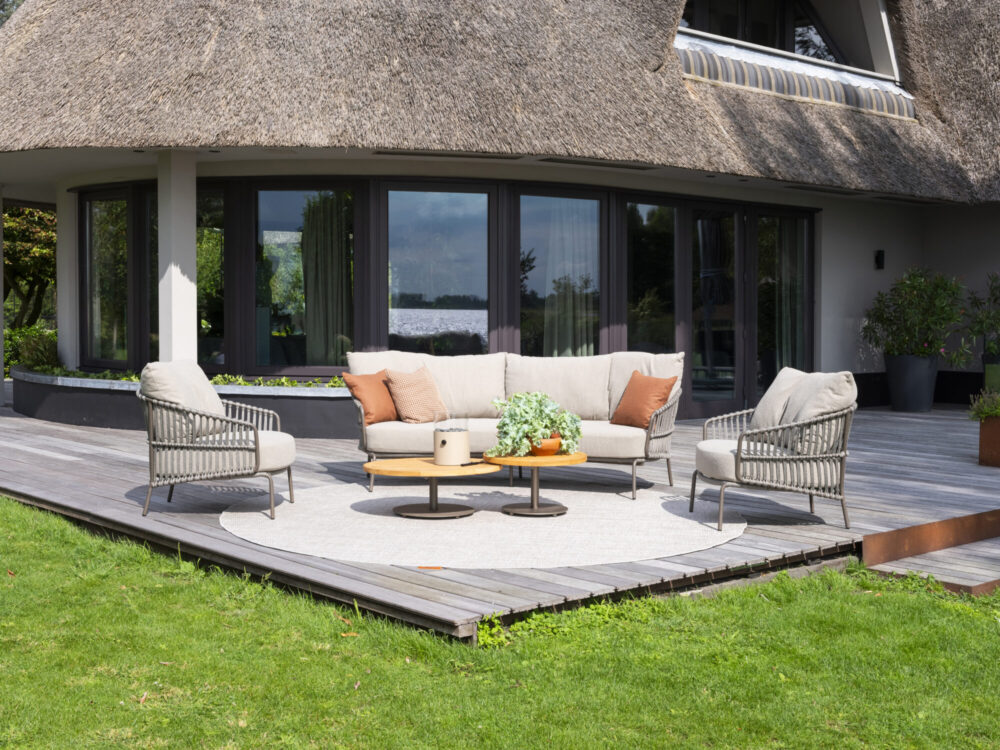 4 Seasons Outdoor Capalbio sofa set 3 delig kleur Terre - Afbeelding 2