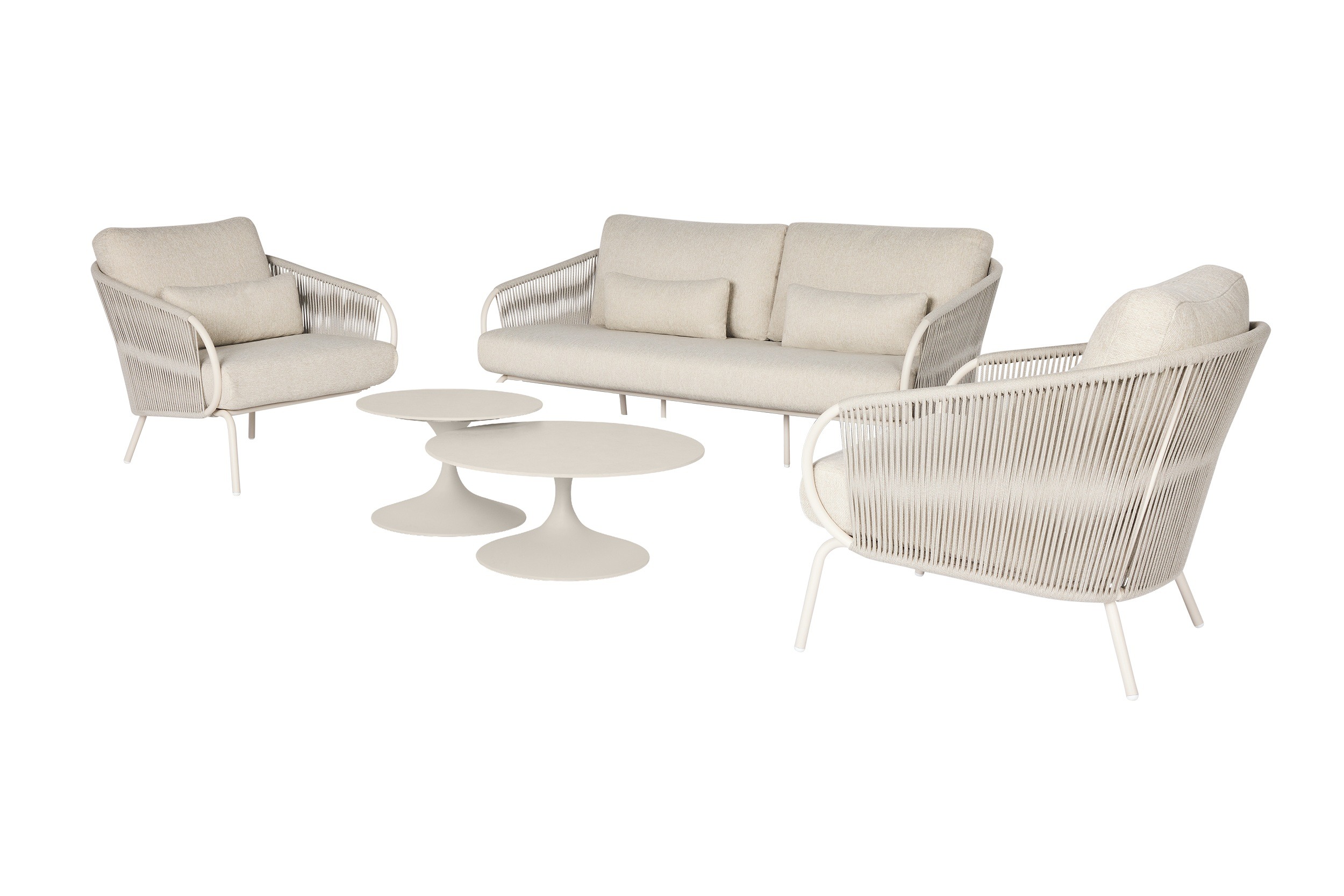 Suns Dolce sofa set incl. Nova lounge tafels 80 & 60 cm 5 delig