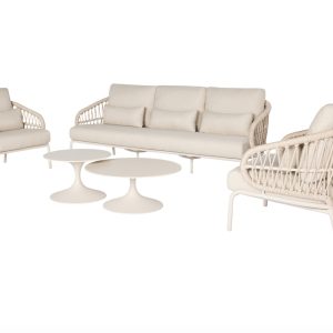 Suns Tosca sofa set incl. Nova lounge tafels 80 & 60 cm 5 delig