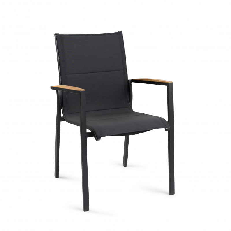 Tierra Outdoor Foxx Dining Chair Antraciet