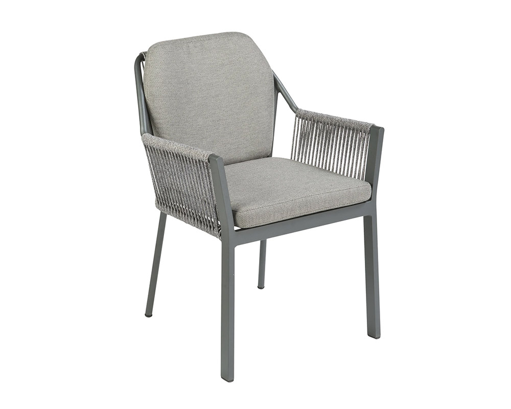 Tierra Outdoor Liv Dining Chair charcoal