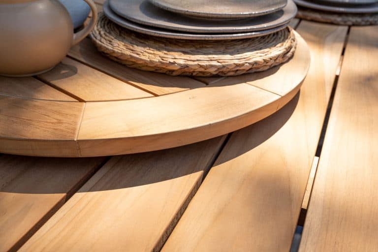 4 Seasons Outdoor Prado Lazy Susan Teak 65 cm rond - Afbeelding 2