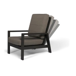 Tierra Outdoor Queens Lounge chair Verstelbaar Charcoal