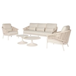 Suns Santorini sofa set incl. Nova lounge tafels 80 & 60 cm 5 delig