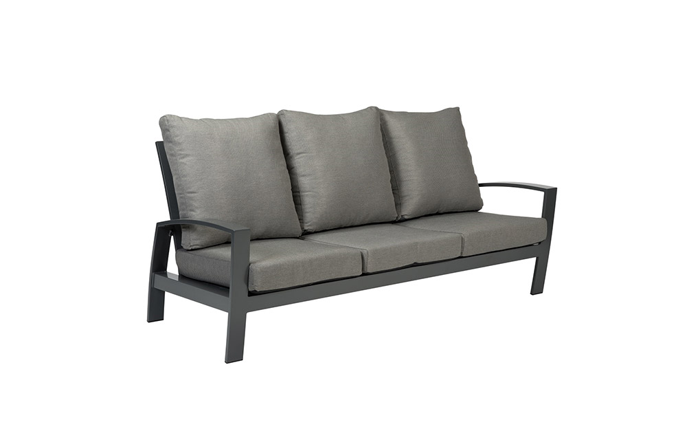 Tierra Outdoor Valencia lounge bank 3-zits Charcoal
