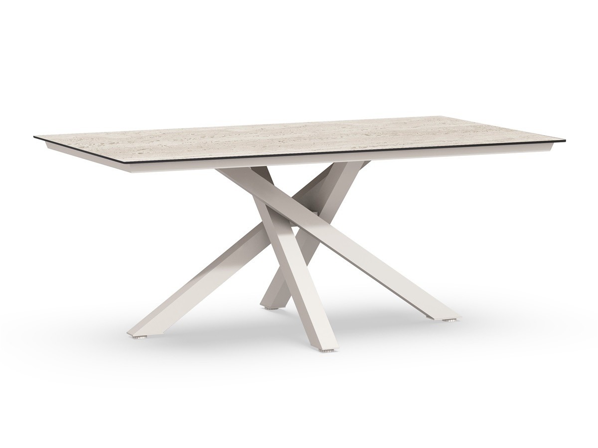Tierra Outdoor Orion tuintafel 180 cm trespa Creme-White