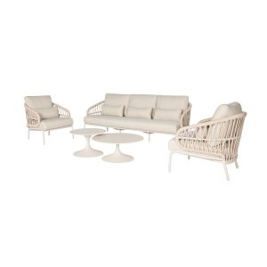 Suns Tosca sofa set incl. Nova lounge tafels 80 & 60 cm 5 delig