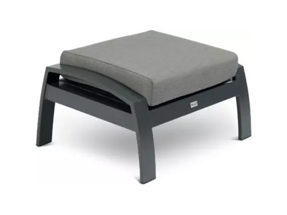 Tierra Outdoor Valencia lounge Hocker Charcoal