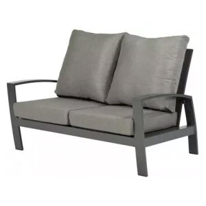 Tierra Outdoor Valencia lounge bank 2-zits Charcoal
