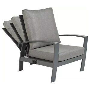 Tierra Outdoor Valencia lounge Chair Charcoal