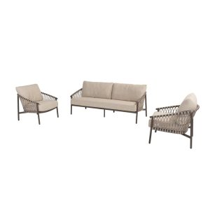 4 Seasons Outdoor Allora Sofa set 3 delig Terre