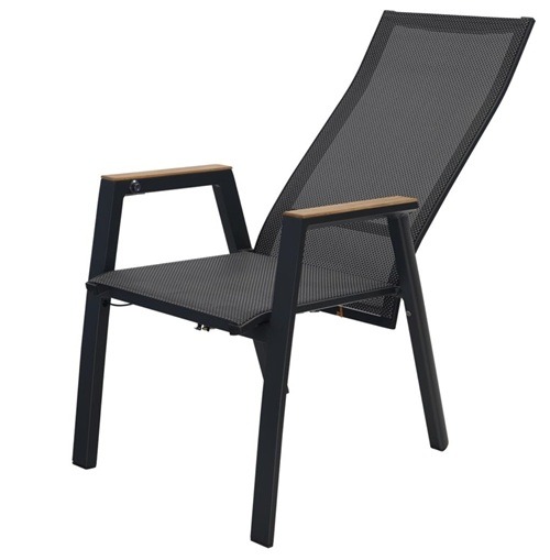 Lesli Living Amir Teak Negro dining chair - Afbeelding 2