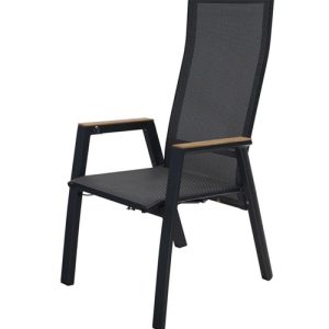 Lesli Living Amir Teak Negro dining chair