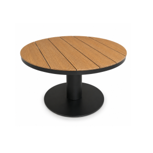 Sens Line Bonita dining tafel 134 cm rond Antraciet Nonwood