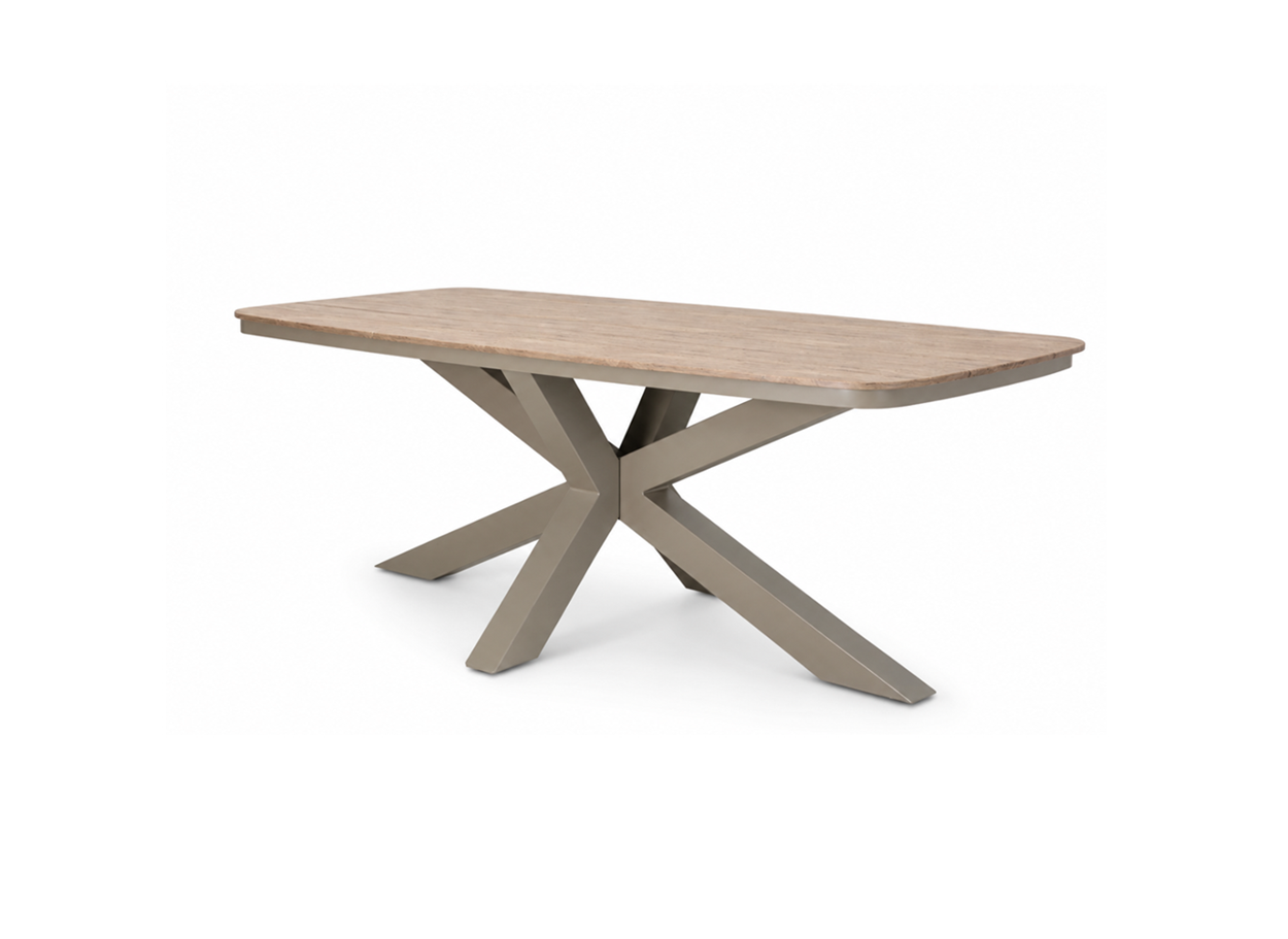 Sens Line Bonita dining tafel 220 cm Taupe Nonwood
