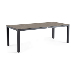 Tierra Outdoor Briga Trespa tafel 240 x 100 cm Top Dark Basalt