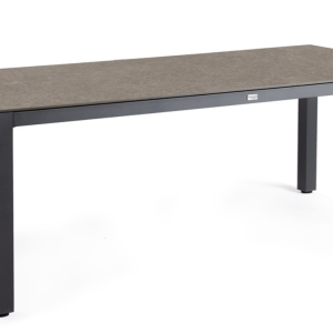 Tierra Outdoor Briga Trespa tafel 240 x 100 cm Top Dark Basalt